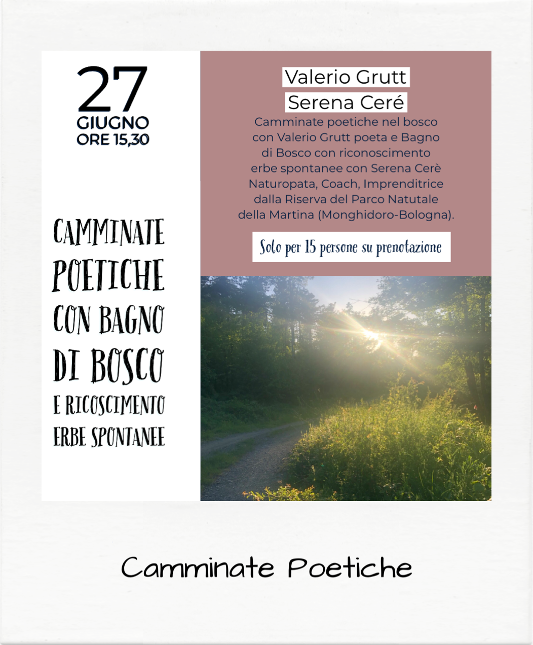 CAMMINATE POETICHE